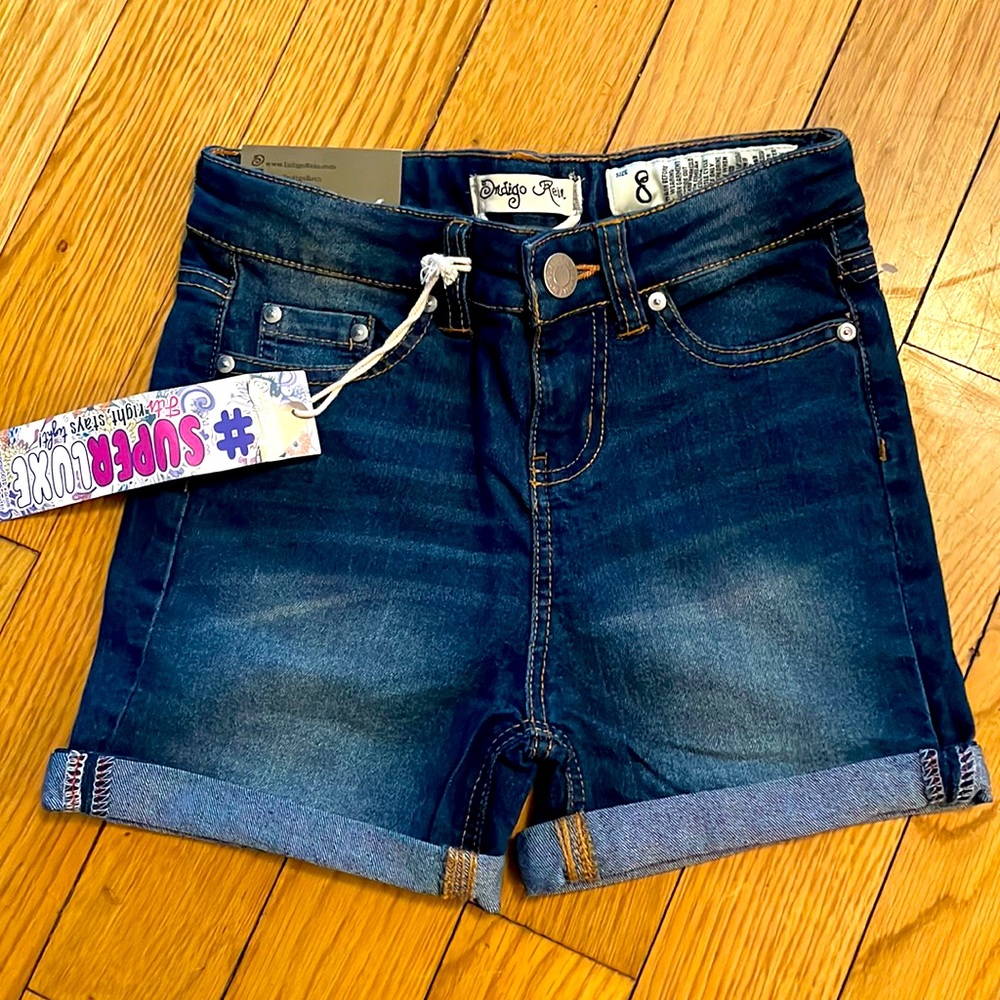 Girls jean shorts. New with tags.